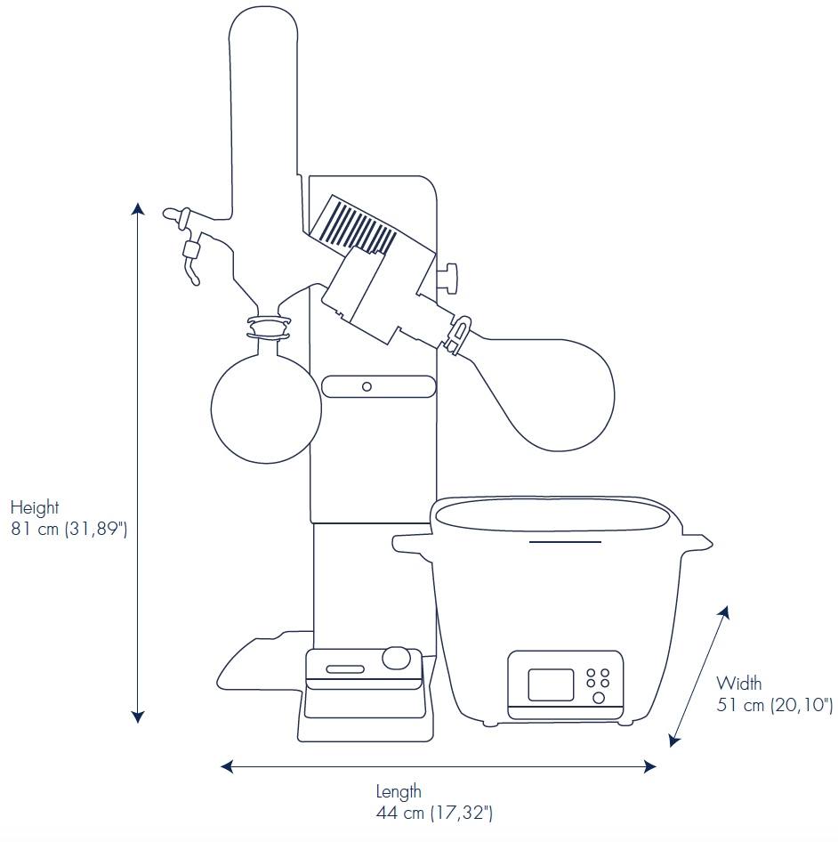 R-Vap Dimensions